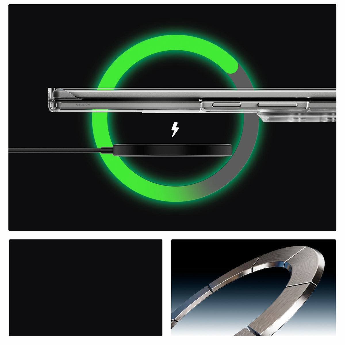 Handyhülle für Galaxy Z Fold8 Ultra, Spigen Air Skin Zero Mag mit MagSafe, Transparent