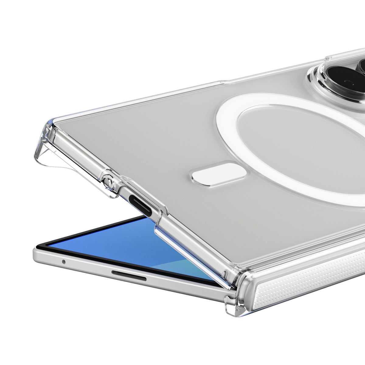 Handyhülle für Galaxy Z Fold8 Ultra, Spigen Air Skin Zero Mag mit MagSafe, Transparent