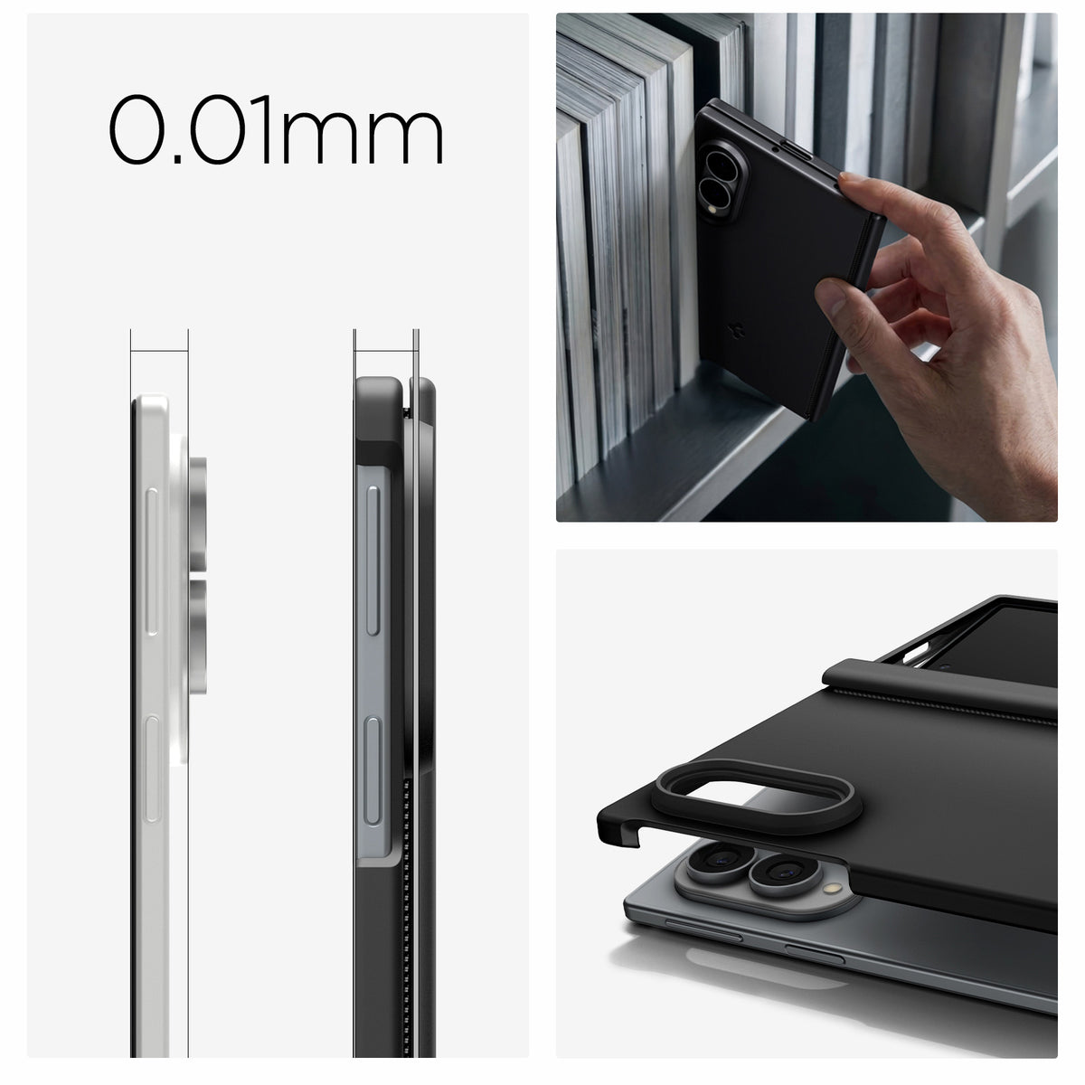 Handyhülle für Galaxy Z Fold8, Spigen Air Fit Pro Mag mit MagSafe, Schwarz