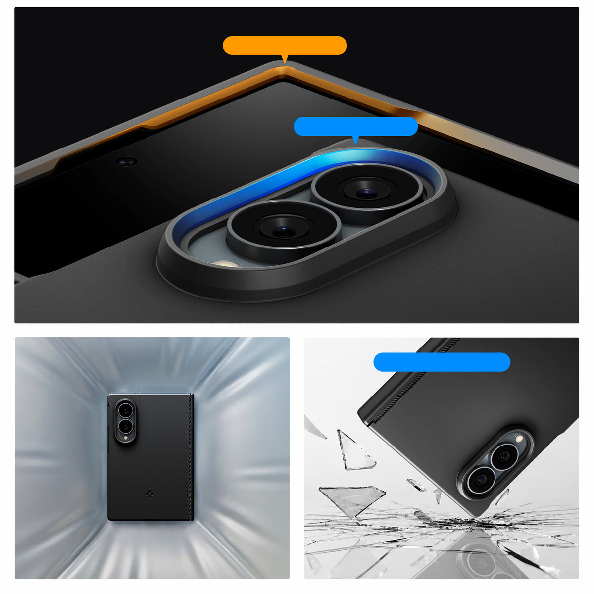 Handyhülle für Galaxy Z Fold8, Spigen Air Fit Pro Mag mit MagSafe, Schwarz