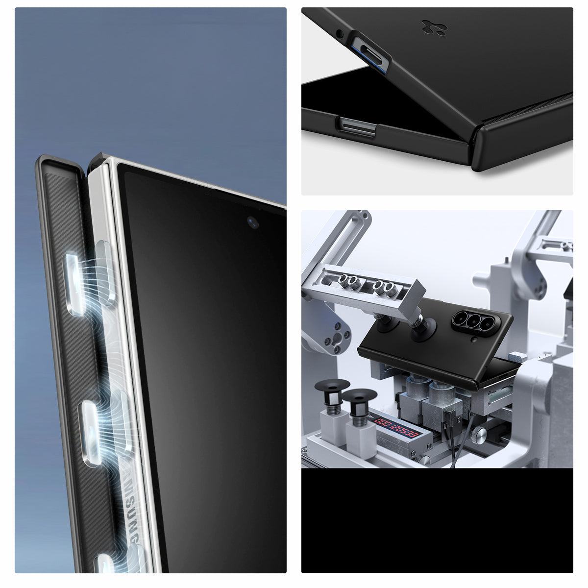 Handyhülle für Galaxy Z Fold8, Spigen Air Fit Pro Mag mit MagSafe, Schwarz