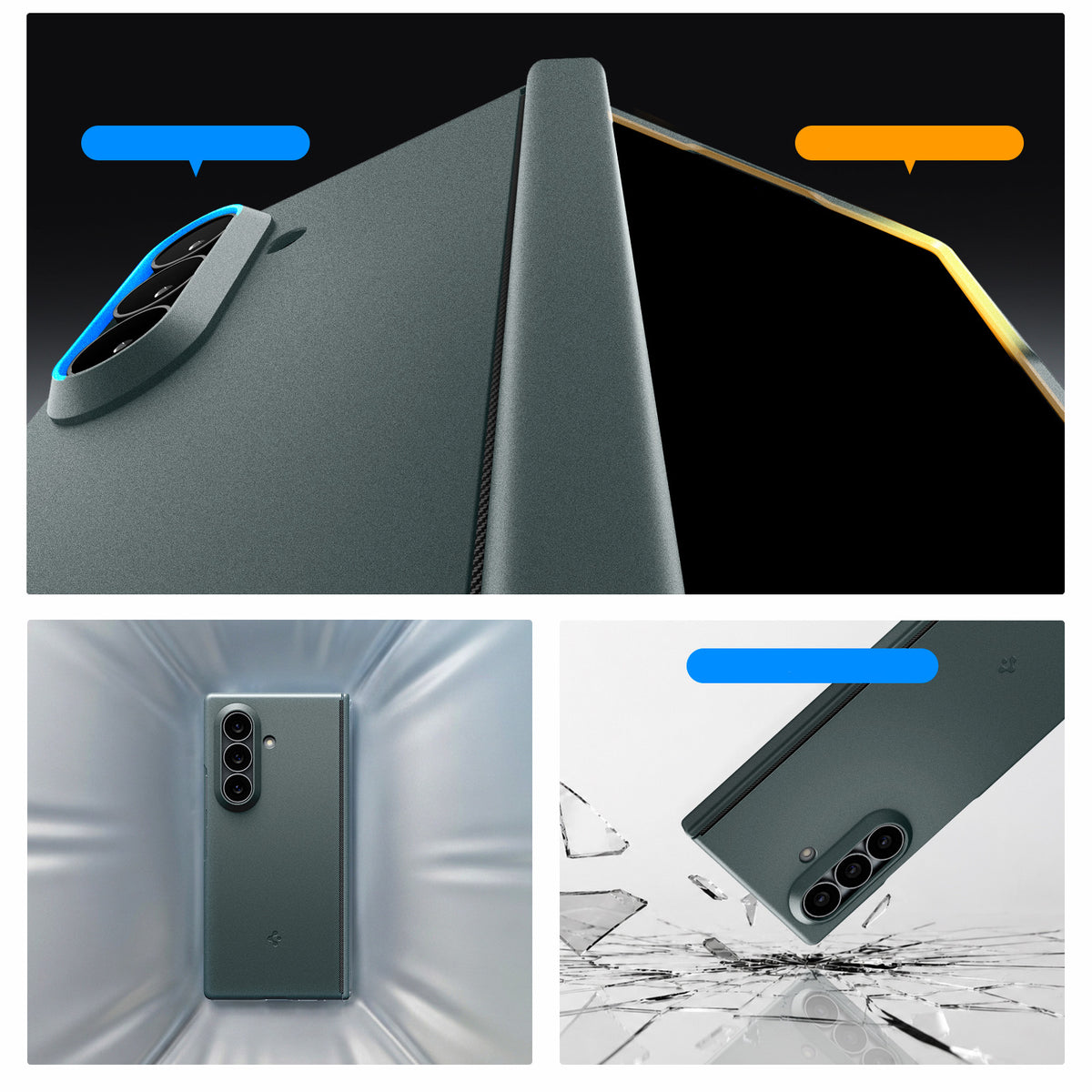 Handyhülle für Galaxy Z Fold8 Ultra, Spigen Air Fit Pro Mag mit MagSafe, Grün