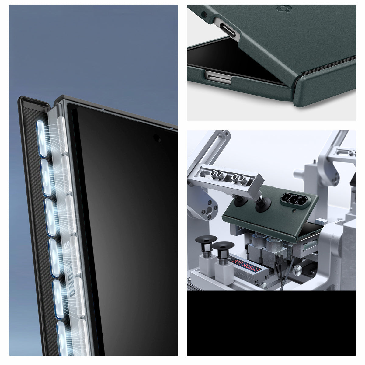 Handyhülle für Galaxy Z Fold8 Ultra, Spigen Air Fit Pro Mag mit MagSafe, Grün