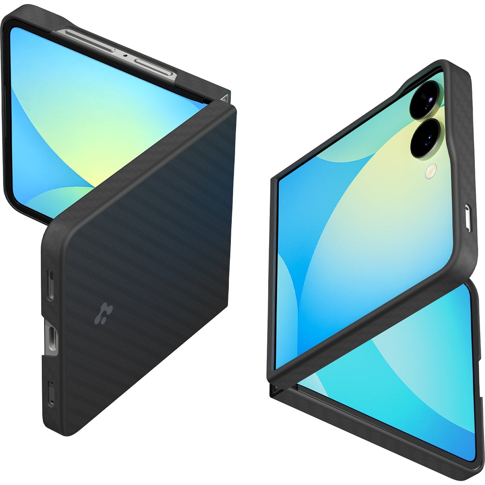 Handyhülle für Galaxy Z Flip7, Spigen Air Skin, Schwarz