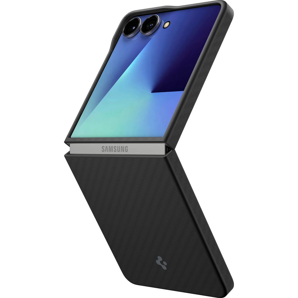 Handyhülle für Galaxy Z Flip7, Spigen Air Skin, Schwarz