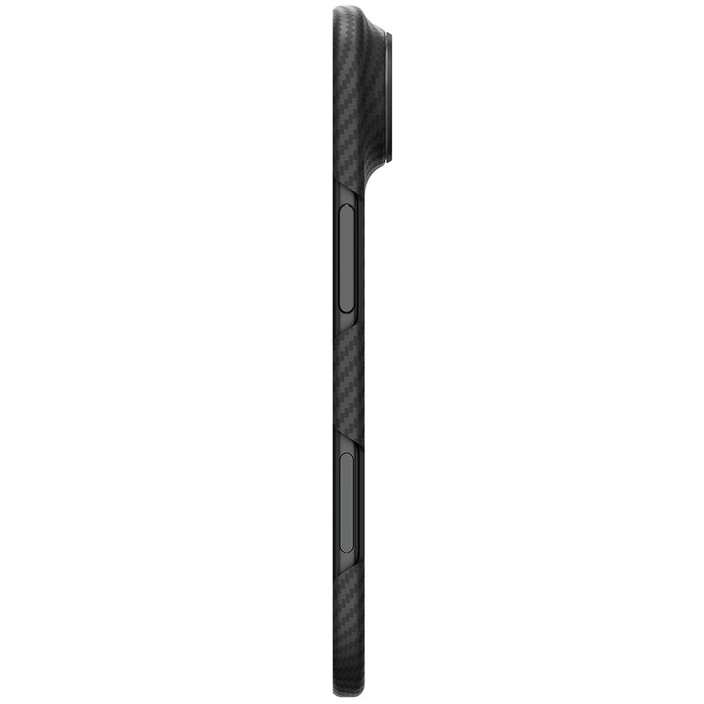 Handyhülle für iPhone Duo, Spigen Air Skin Aramid Mag mit MagSafe, Schwarz (10/14)