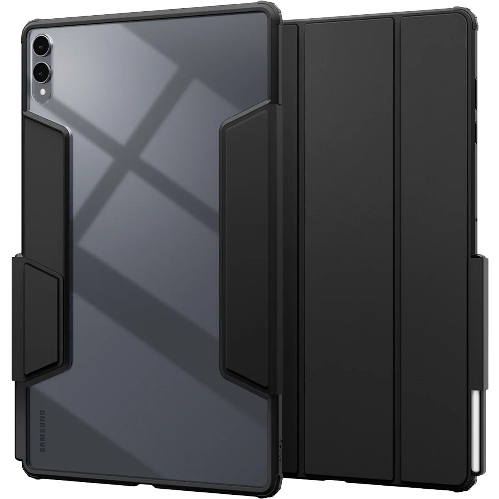 Schutzhülle mit Deckel für Galaxy Tab S11 Ultra, Spigen Air Skin Pro, Schwarz