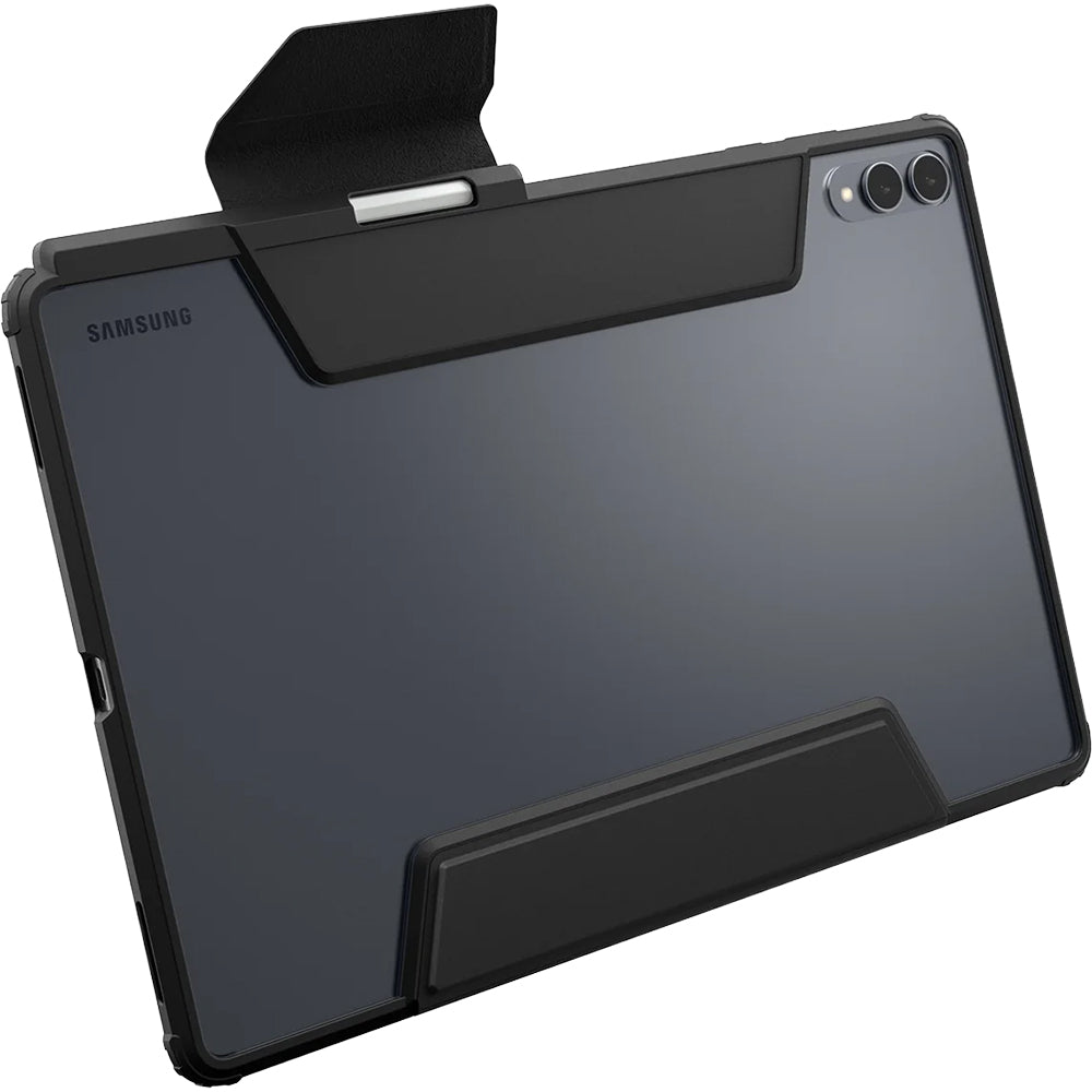 Schutzhülle mit Deckel für Galaxy Tab S11 Ultra, Spigen Air Skin Pro, Schwarz