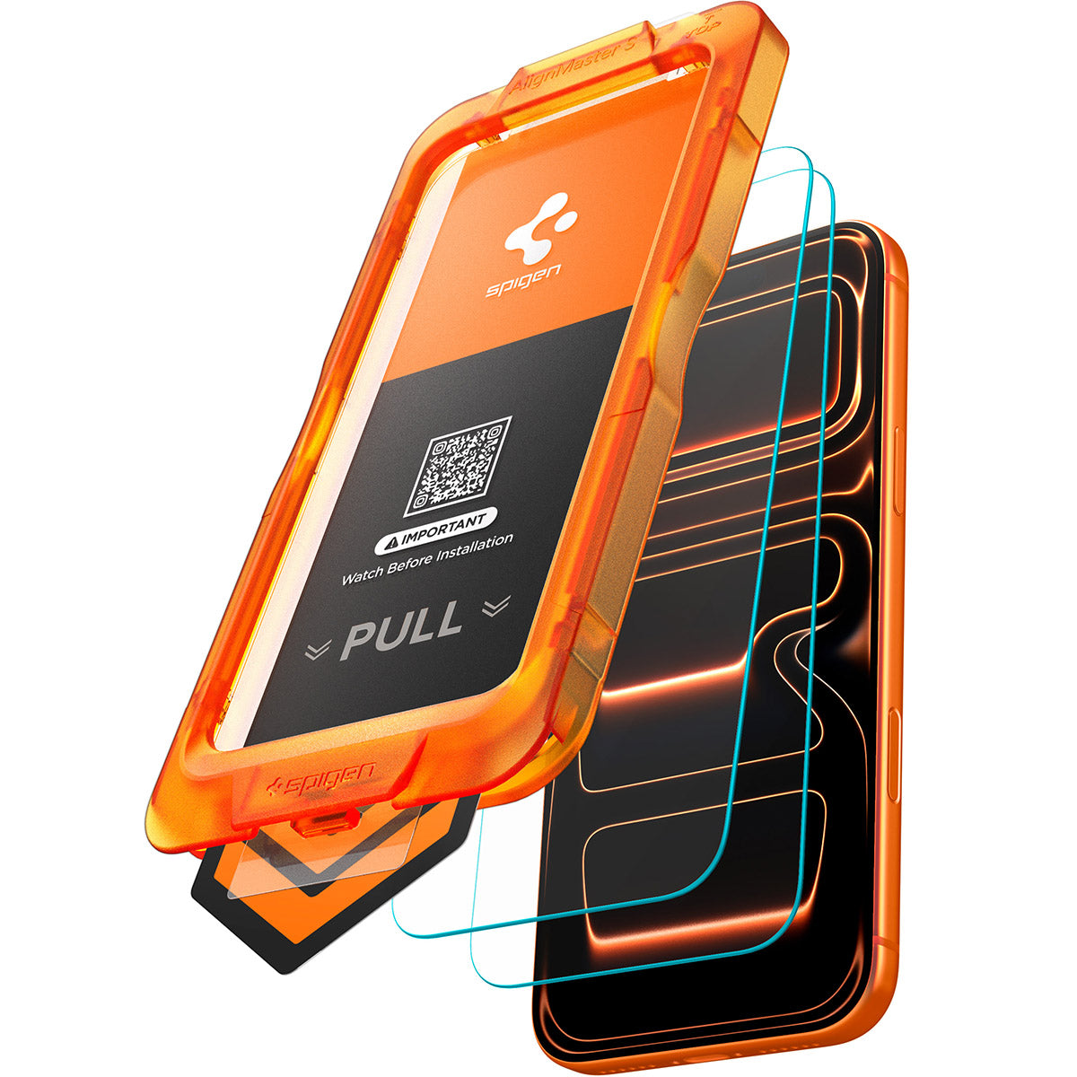 Antireflex Glas für iPhone 18 Pro Max / 17 Pro Max, Spigen Glas.tR AlignMaster S AR 2-Pack (15/16)