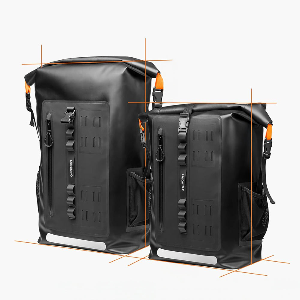 Wasserdichter Laptop-Rucksack bis 16" Spigen Aqua Shield WaterProof, 35L, Schwarz
