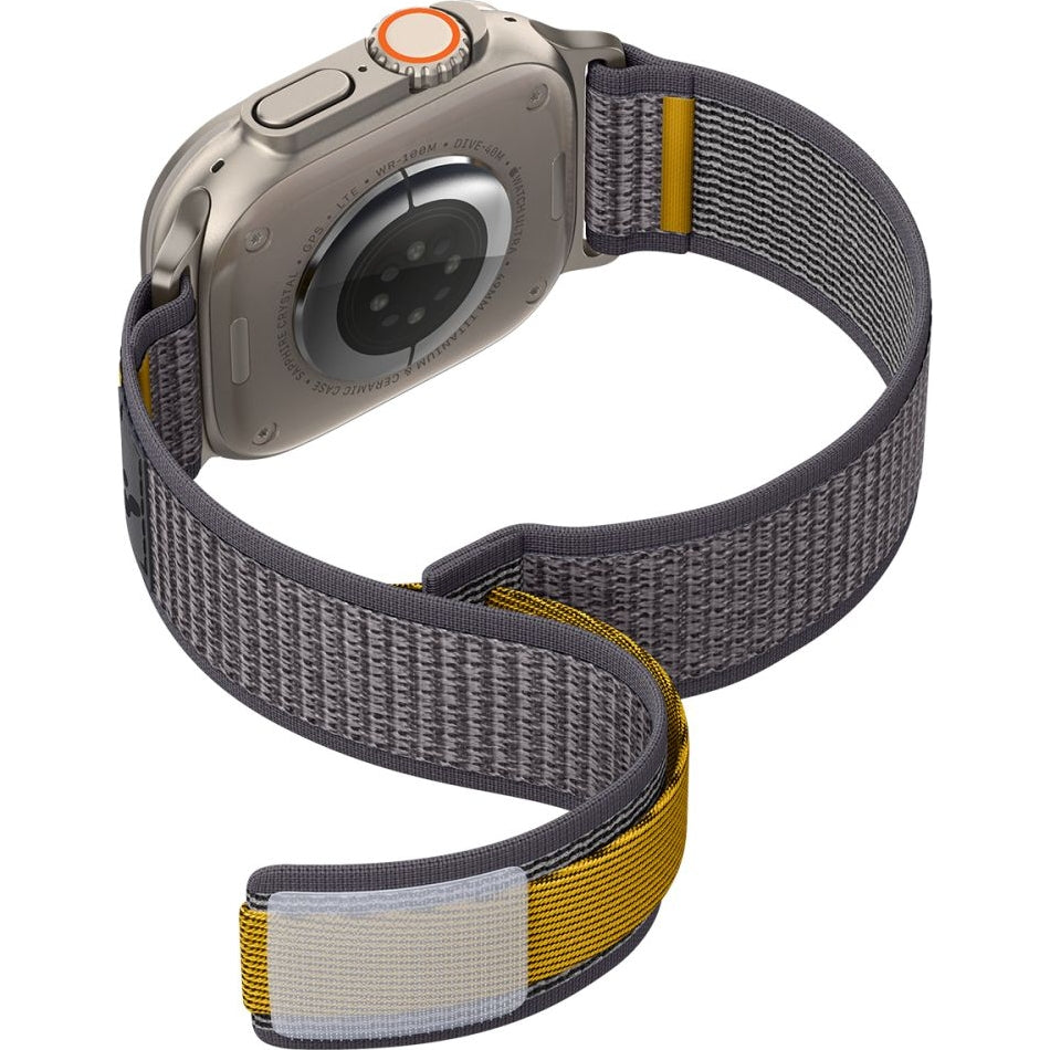 Armband für Apple Watch 49/46/45/44 mm, Spigen Athlex Air, Grau