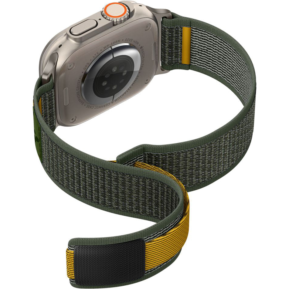 Armband für Apple Watch 49/46/45/44 mm, Spigen Athlex Air, Grün