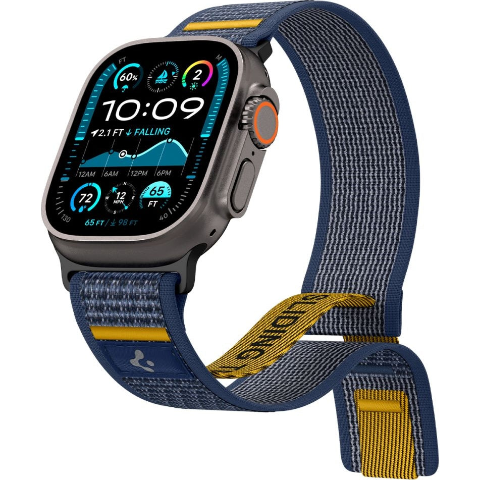 Armband für Apple Watch 49/46/45/44 mm, Spigen Athlex Air, Dunkelblau