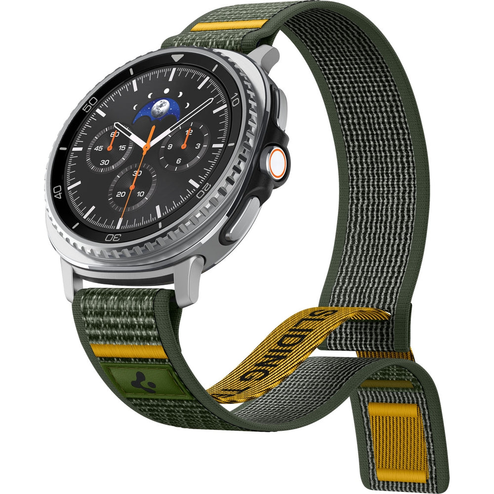 Armband für Galaxy Watch 9 40 mm / 44 mm / 8 40 mm / 44 mm / 8 Classic 46 mm, Spigen Athlex Air, Grün