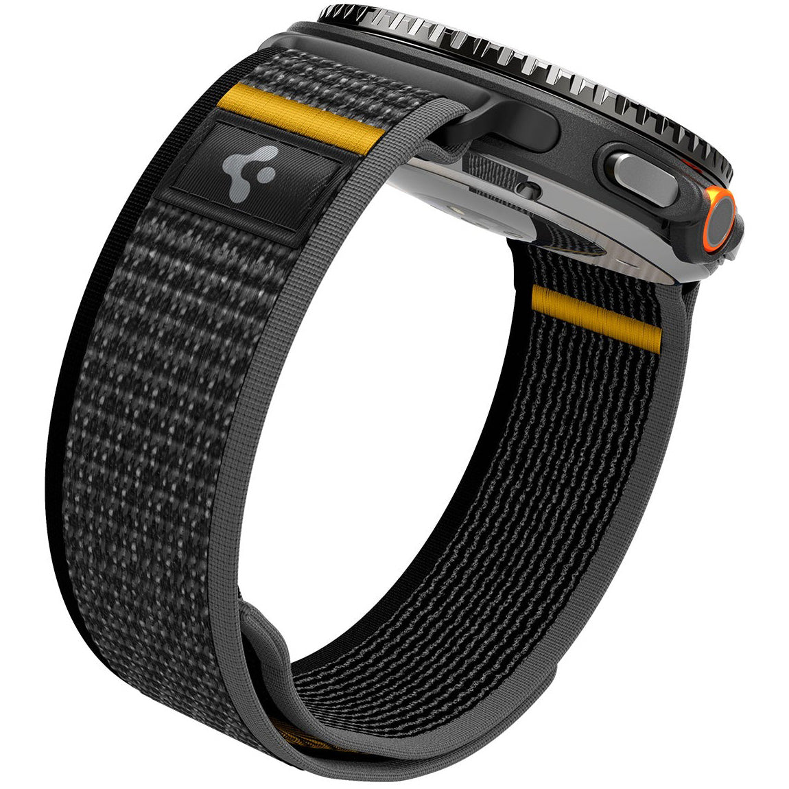 Armband für Galaxy Watch 9 40 mm / 44 mm / 8 40 mm / 44 mm / 8 Classic 46 mm, Classic 46 mm, Spigen Athlex Air, Schwarz