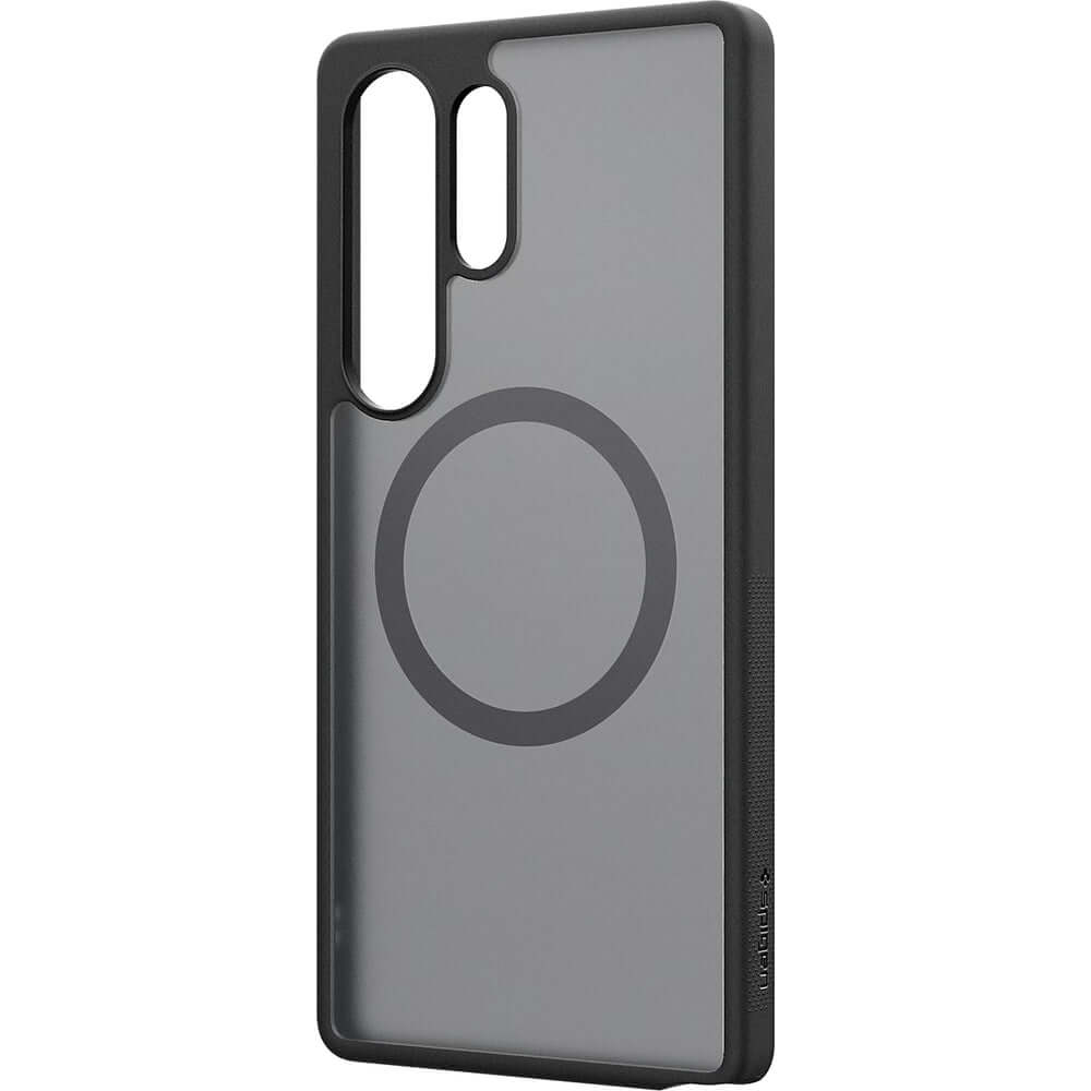 Magnetische-Handyhülle für Galaxy S25 Ultra, Spigen Capella, Rauchfarben-Schwarz