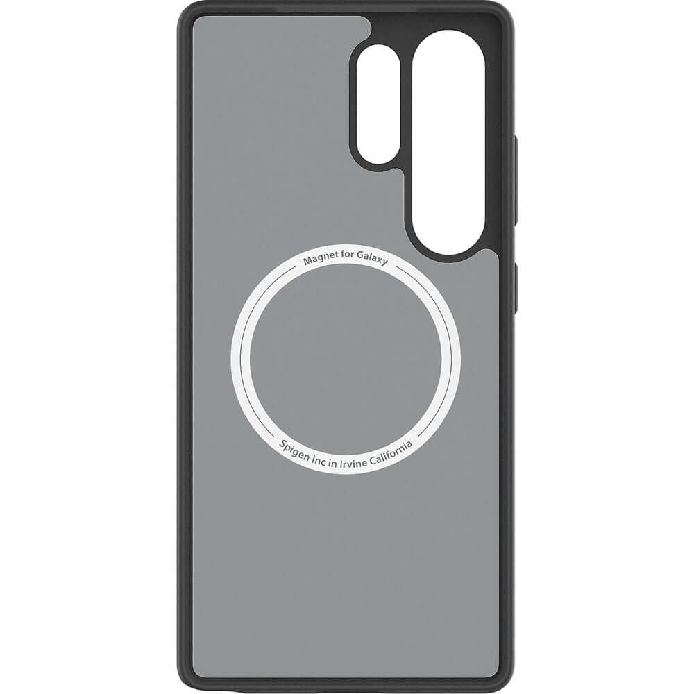 Magnetische-Handyhülle für Galaxy S25 Ultra, Spigen Capella, Rauchfarben-Schwarz