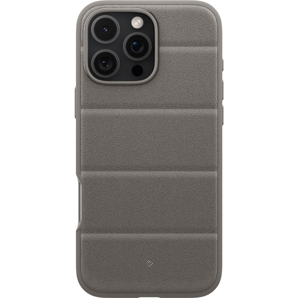 Handyhülle für iPhone 16 Pro, Spigen Caseology Athlex Mag mit MagSafe, Grau