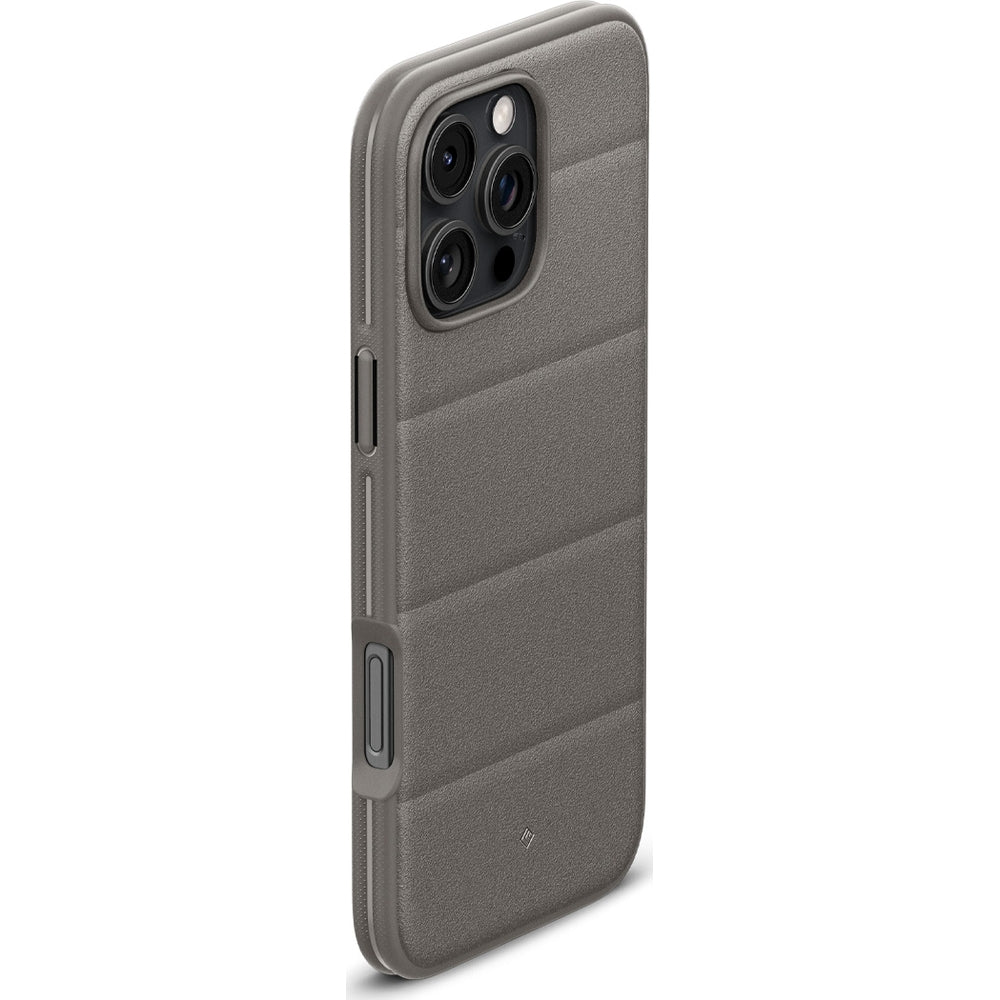 Handyhülle für iPhone 16 Pro, Spigen Caseology Athlex Mag mit MagSafe, Grau