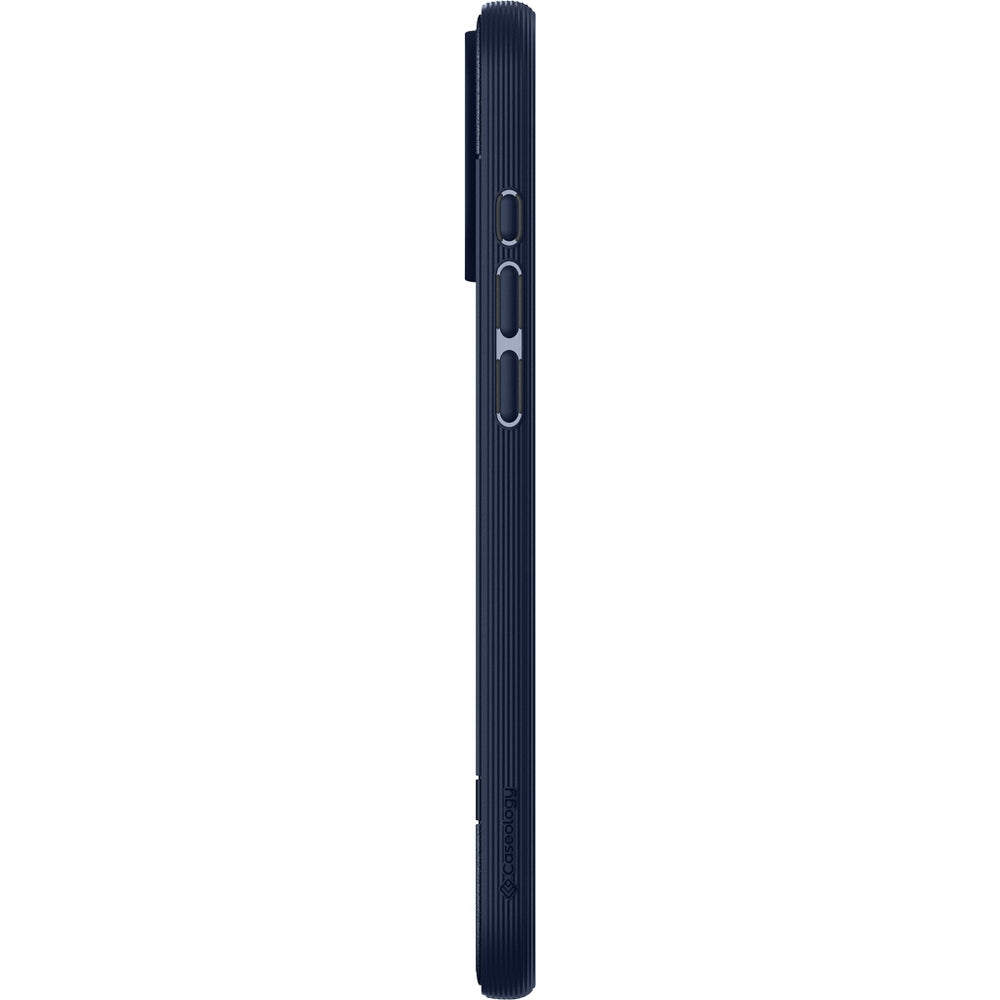 Handyhülle für iPhone 16 Pro, Spigen Caseology Parallax Mag mit MagSafe, Dunkelblau
