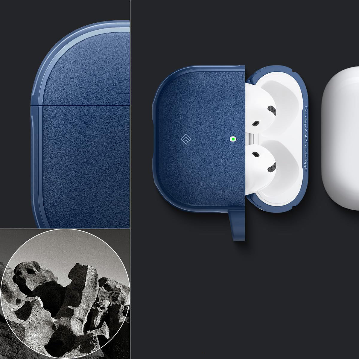 Schutzhülle für AirPods 5 / 4, Spigen Caseology Vault, Blau
