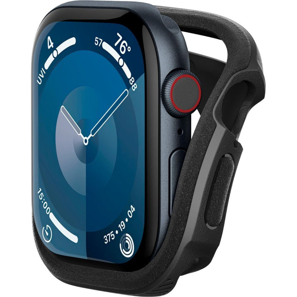 Schutzhülle für Apple Watch 10 46 mm, Spigen Caseology Vault, Schwarz