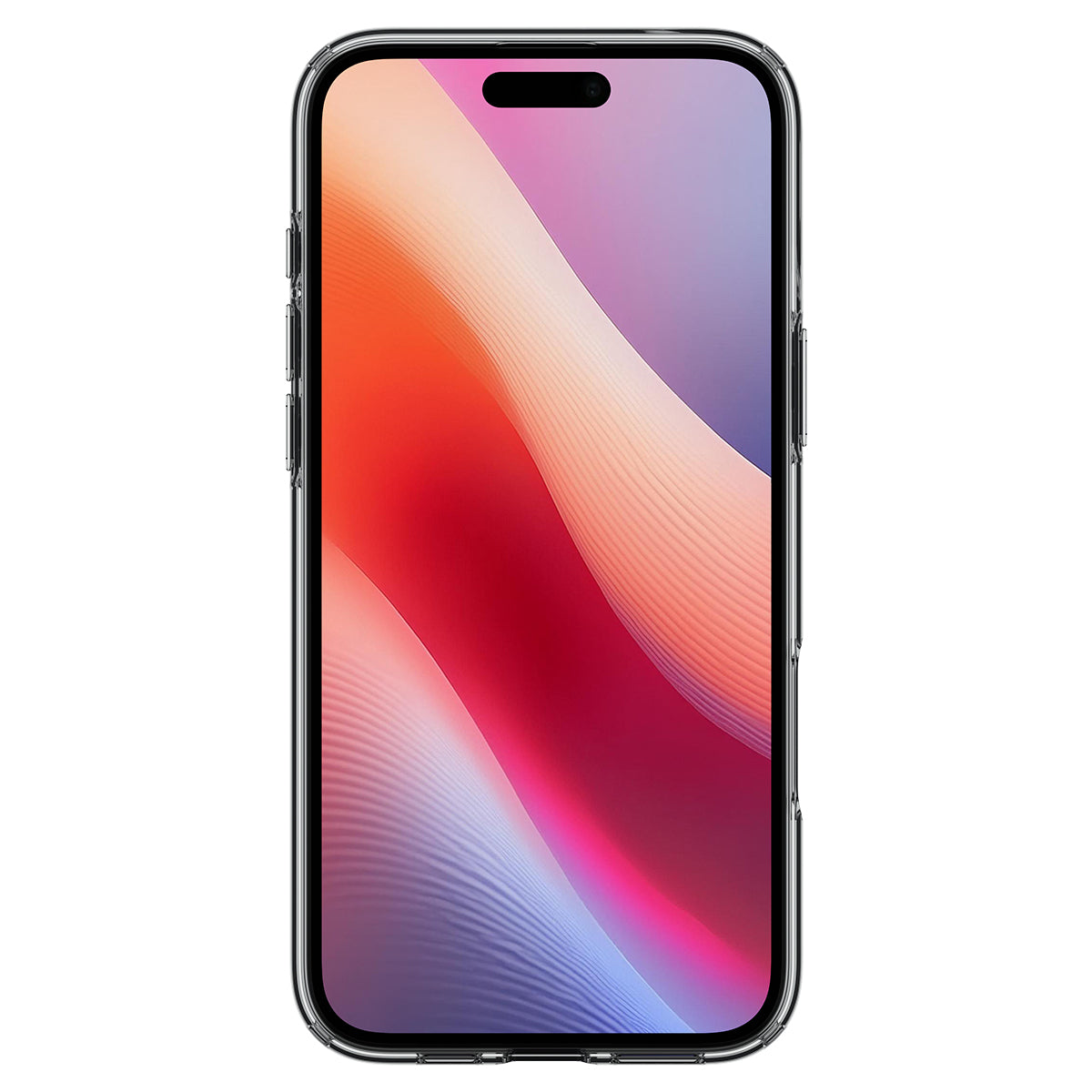 Handyhülle für iPhone 16, Spigen Crystal Flex, Rauchfarben
