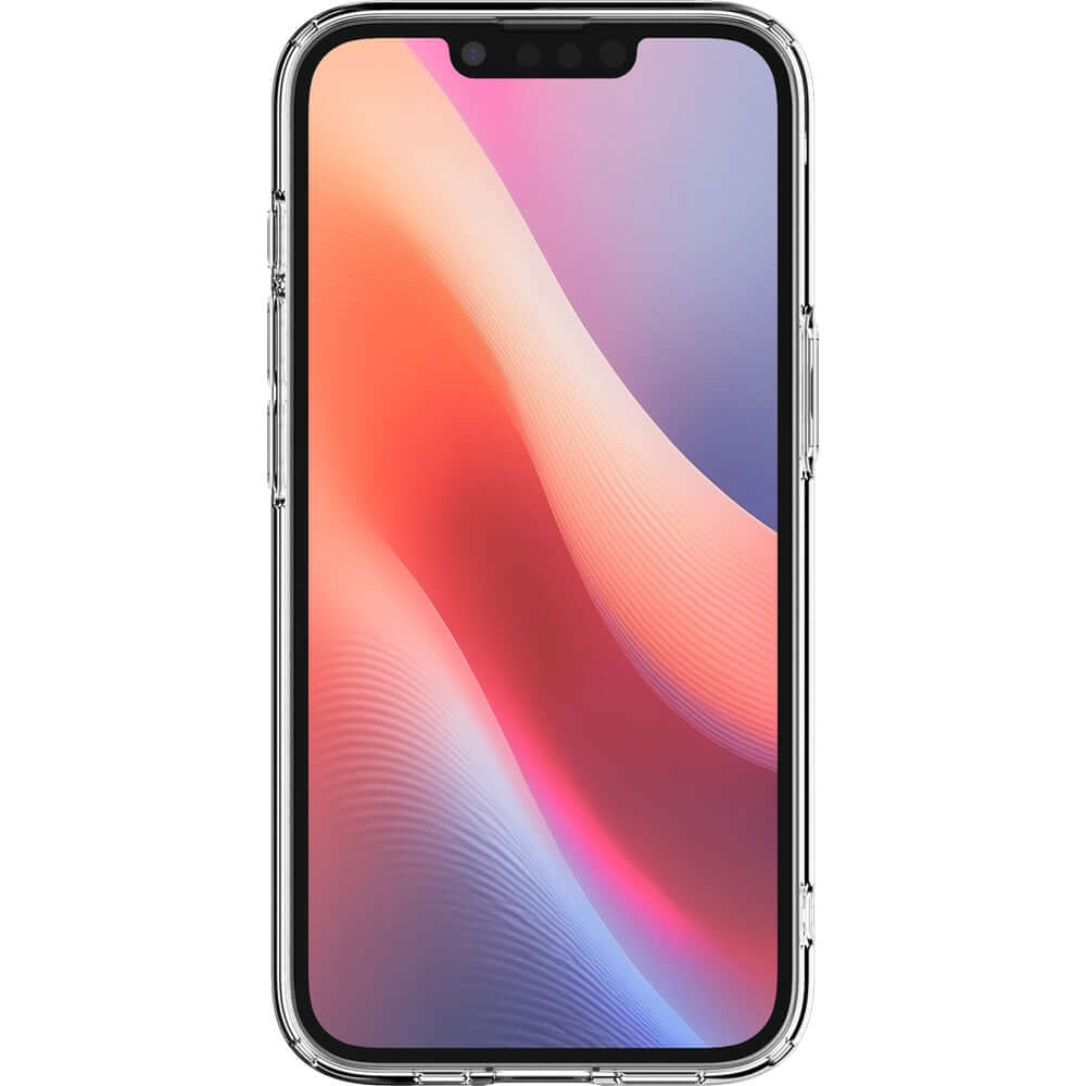 Handyhülle für iPhone 17e / 16e, Spigen Crystal Flex Mag für MagSafe, Transparent-Weiß