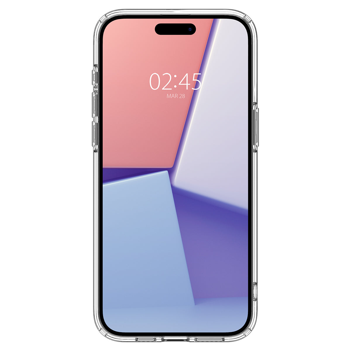Schutzhülle Spigen Crystal Hybrid für Apple iPhone 15 Pro Max, Transparent