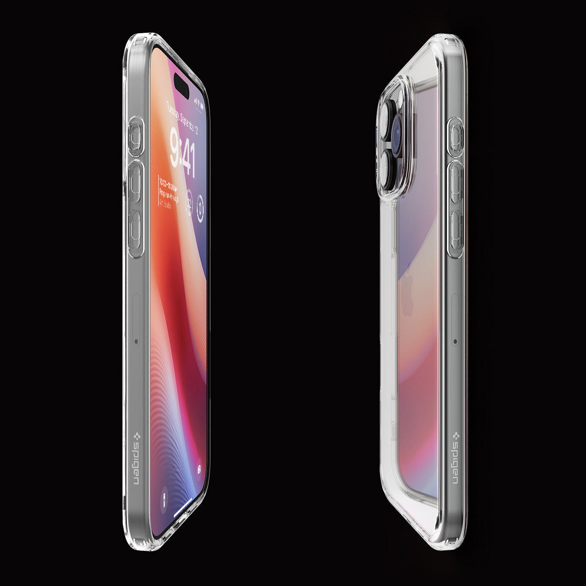 Handyhülle für iPhone 16 Pro Max, Spigen Crystal Hybrid, Transparent