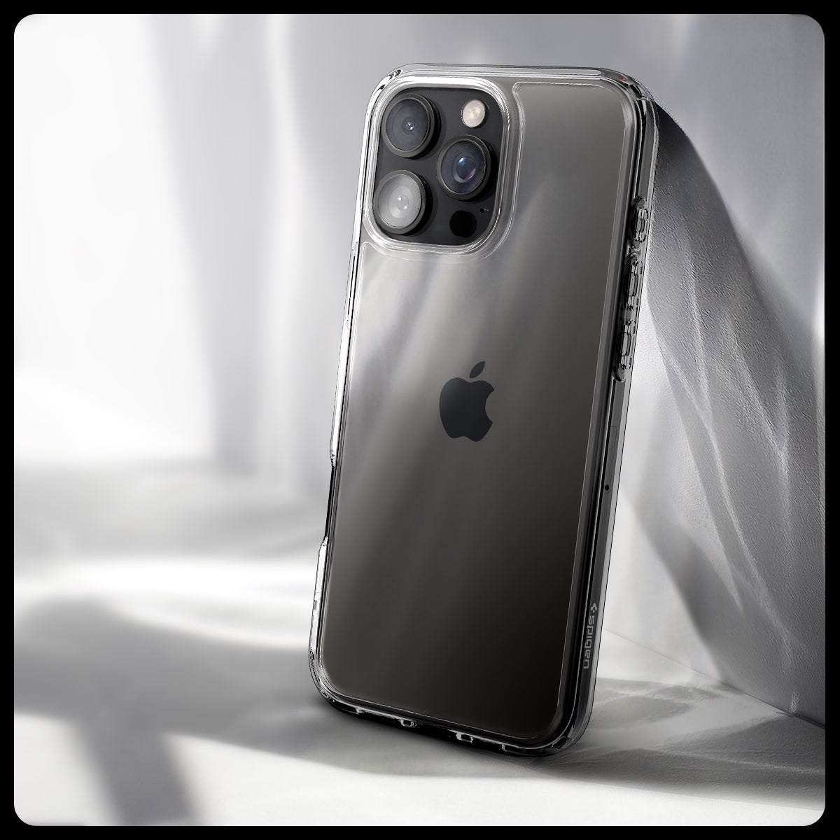 Handyhülle für iPhone 16 Pro Max, Spigen Crystal Hybrid, Transparent