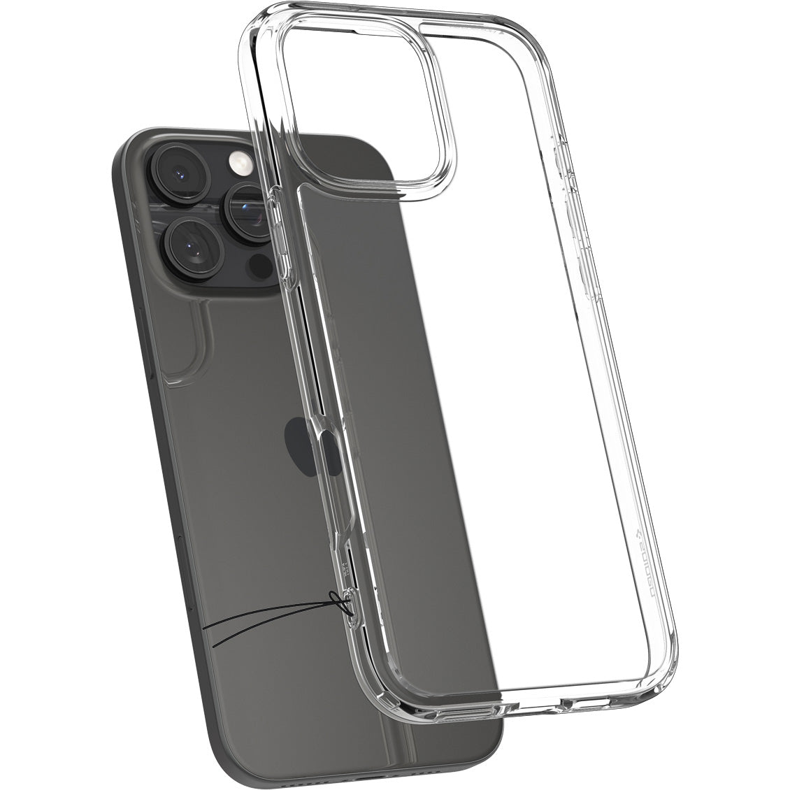 Handyhülle für iPhone 16 Pro Max, Spigen Crystal Hybrid, Transparent