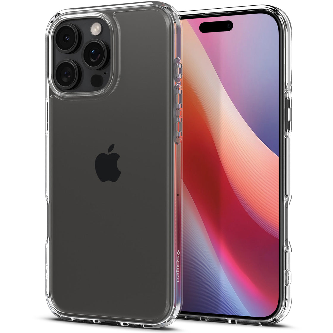 Handyhülle für iPhone 16 Pro Max, Spigen Crystal Hybrid, Transparent
