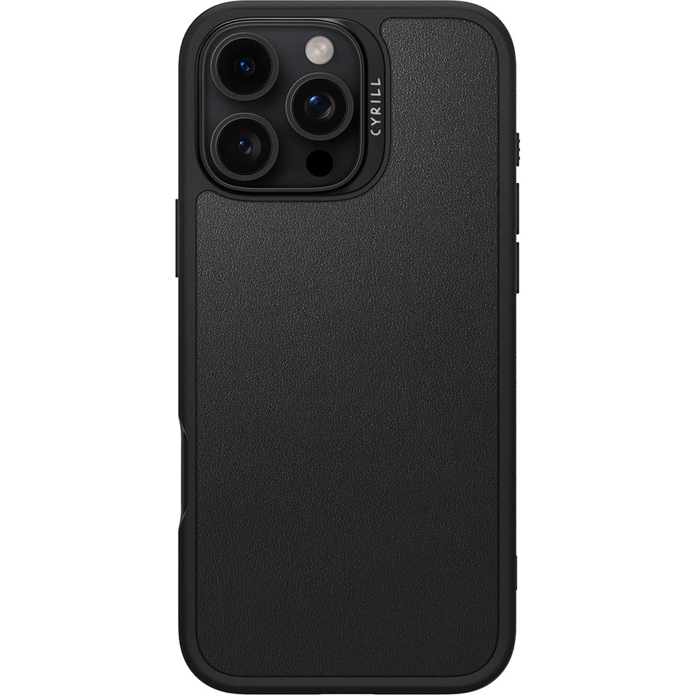 Handyhülle für iPhone 16 Pro Max, Spigen Cyrill Kajuk Mag mit MagSafe, Schwarz