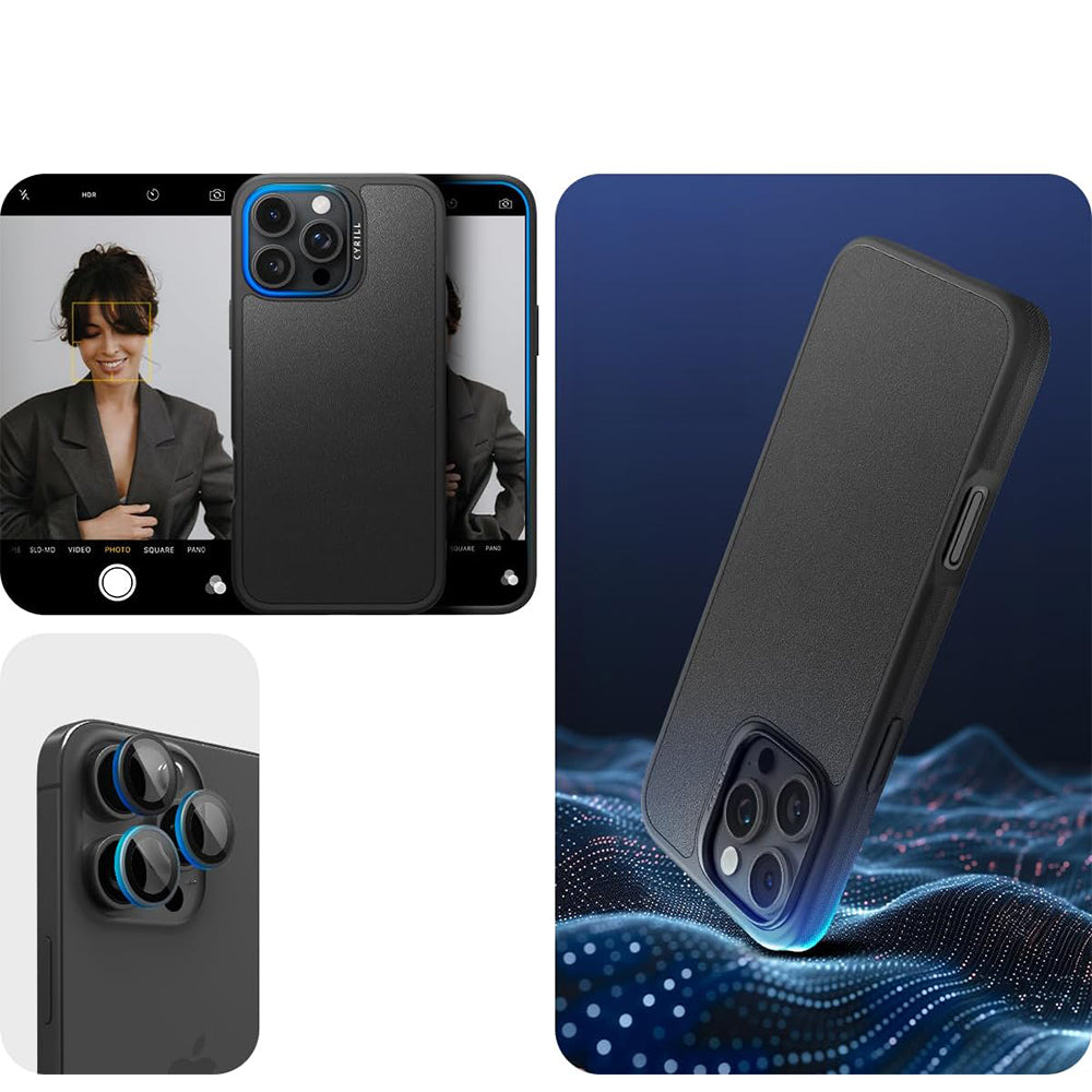Handyhülle für iPhone 16 Pro Max, Spigen Cyrill Kajuk Mag mit MagSafe, Schwarz