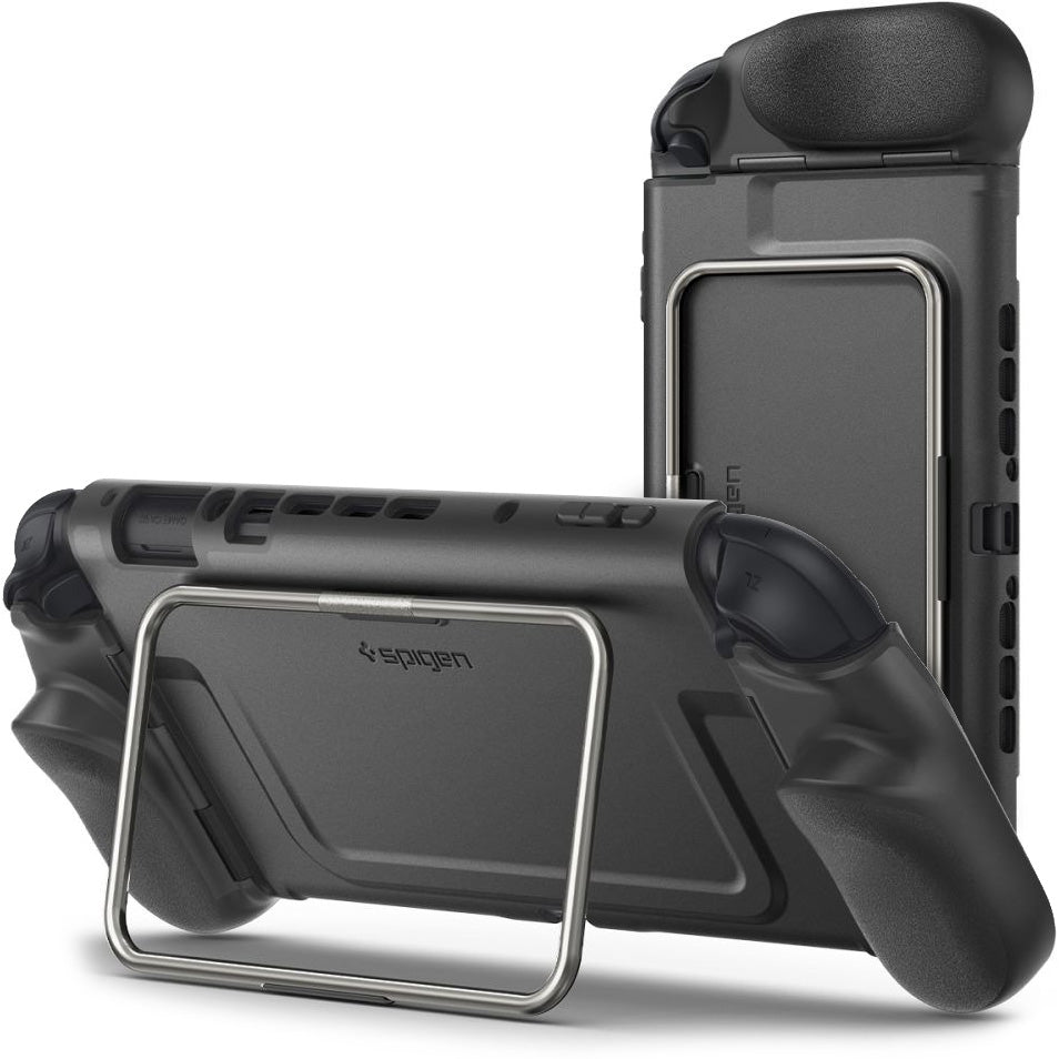 Hülle für Nintendo Switch 2, Spigen Dual Grip Pro, Schwarz