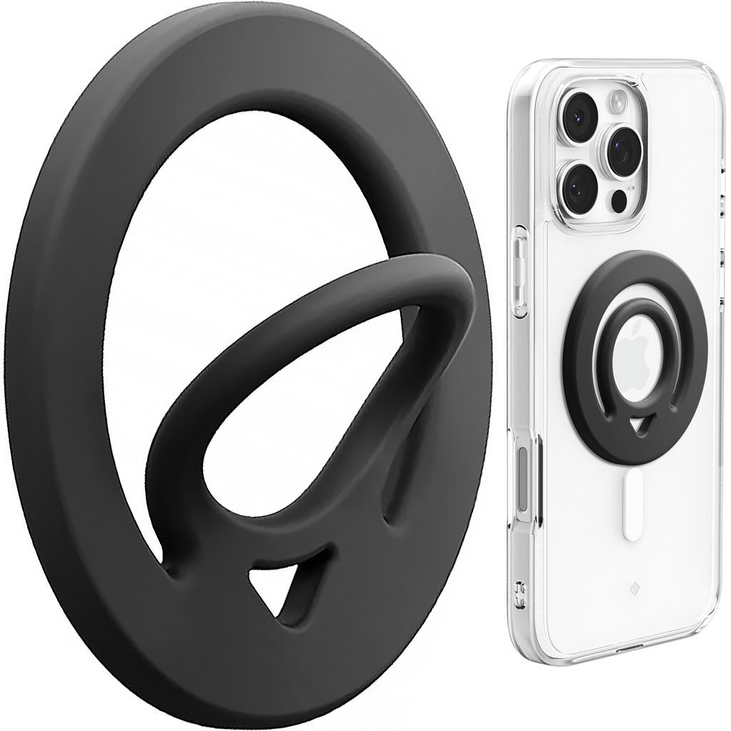 Magnetischer Fingerhalter für MagSafe, Spigen Dual Pop MagFit Holder, Schwarz