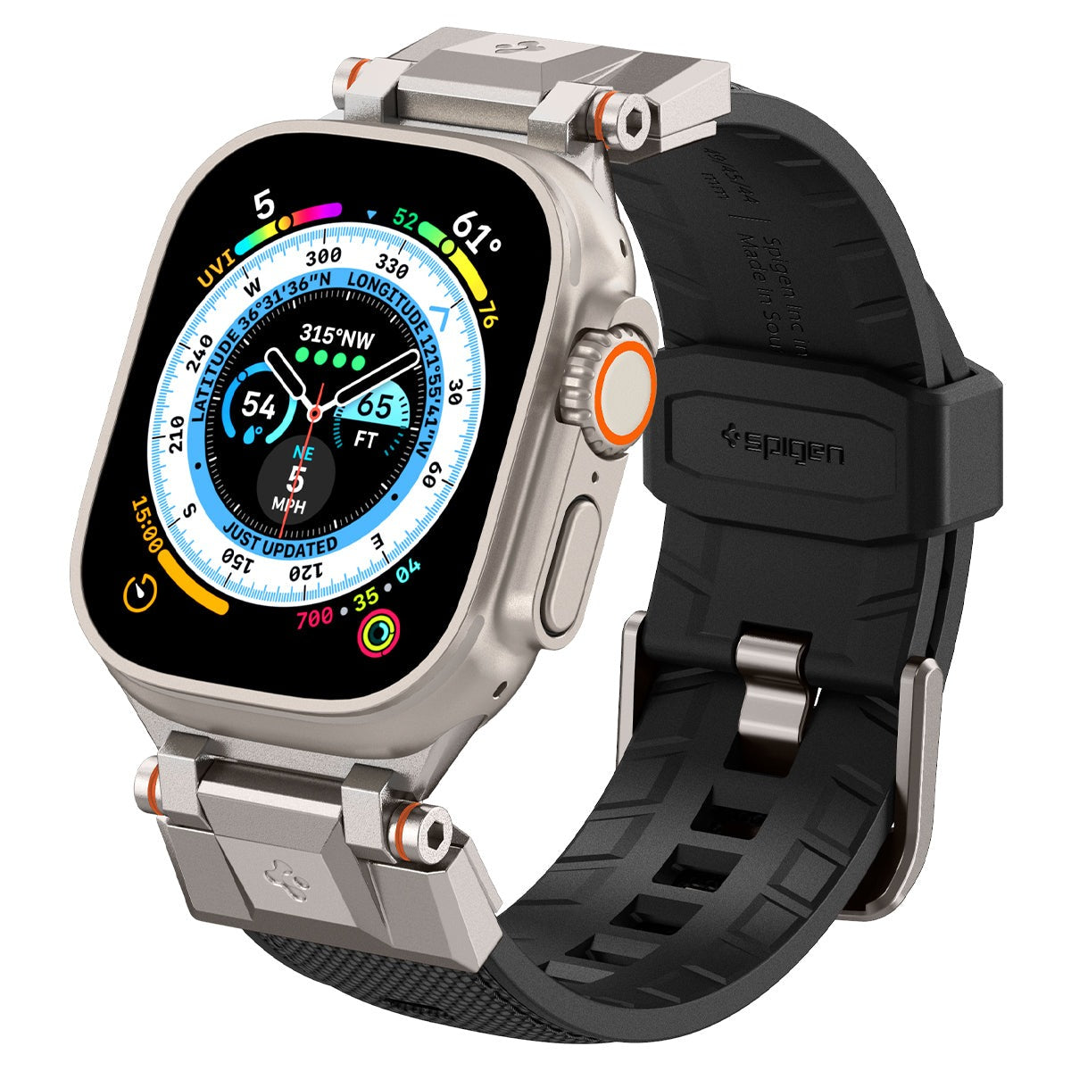 Armband Spigen DuraPro Armor für Apple Watch 49/46/45/44 mm, Schwarz und Beige