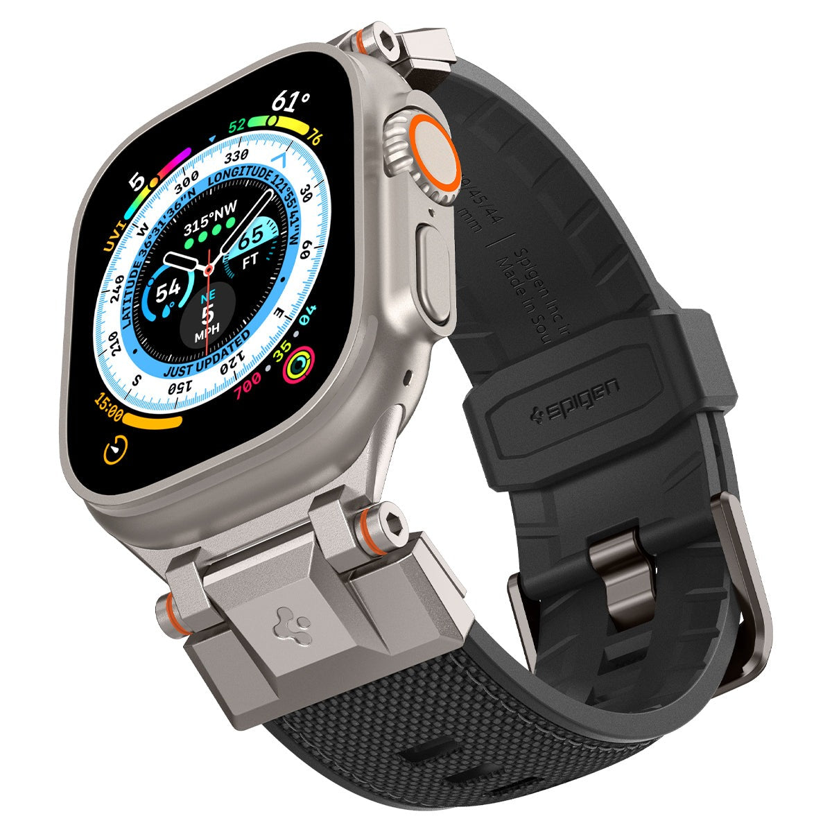 Armband Spigen DuraPro Armor für Apple Watch 49/46/45/44 mm, Schwarz und Beige
