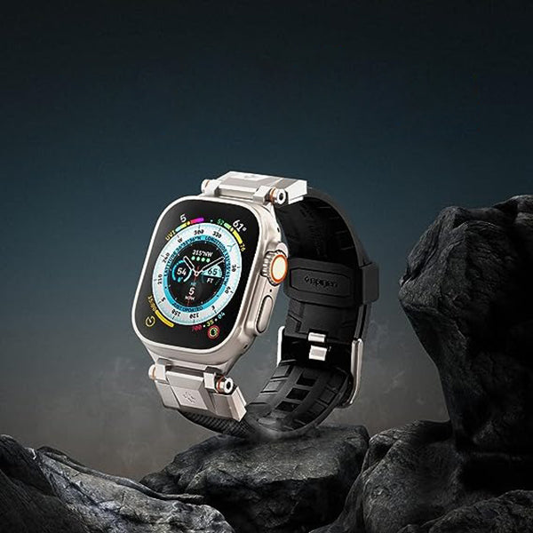 Armband Spigen DuraPro Armor für Apple Watch 49/46/45/44 mm, Schwarz und Beige
