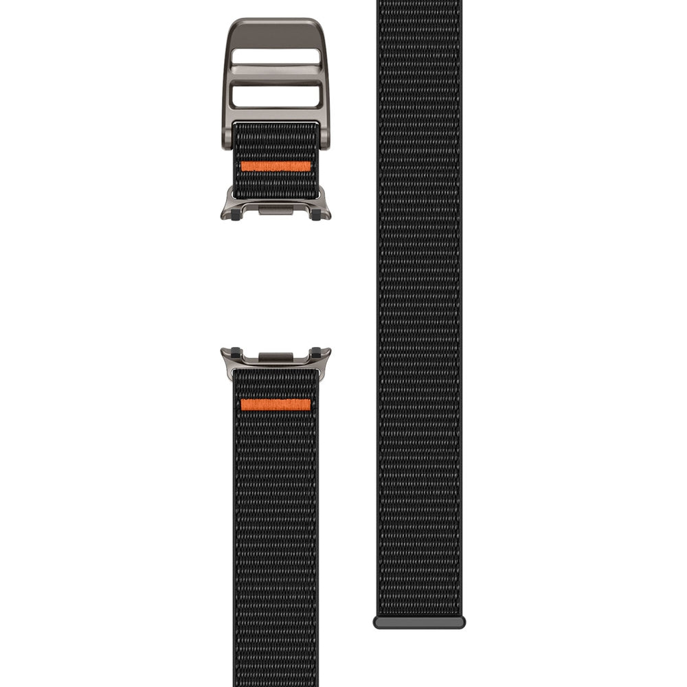 Armband für Galaxy Watch 9 40 mm / 44 mm / 8 40 mm / 44 mm / 8 Classic 46 mm, Spigen DuraPro Flex Band, Schwarz