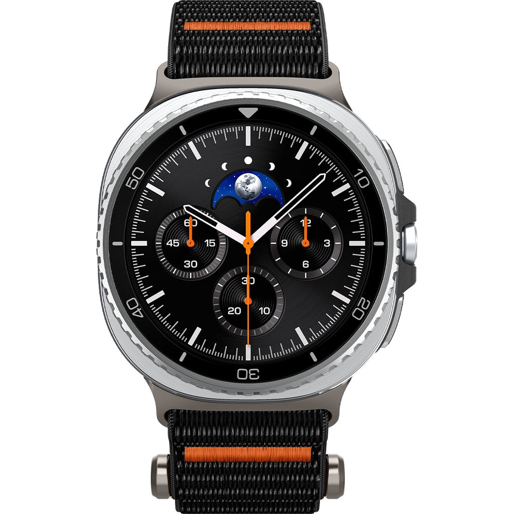 Armband für Galaxy Watch 9 40 mm / 44 mm / 8 40 mm / 44 mm / 8 Classic 46 mm, Spigen DuraPro Flex Band, Schwarz