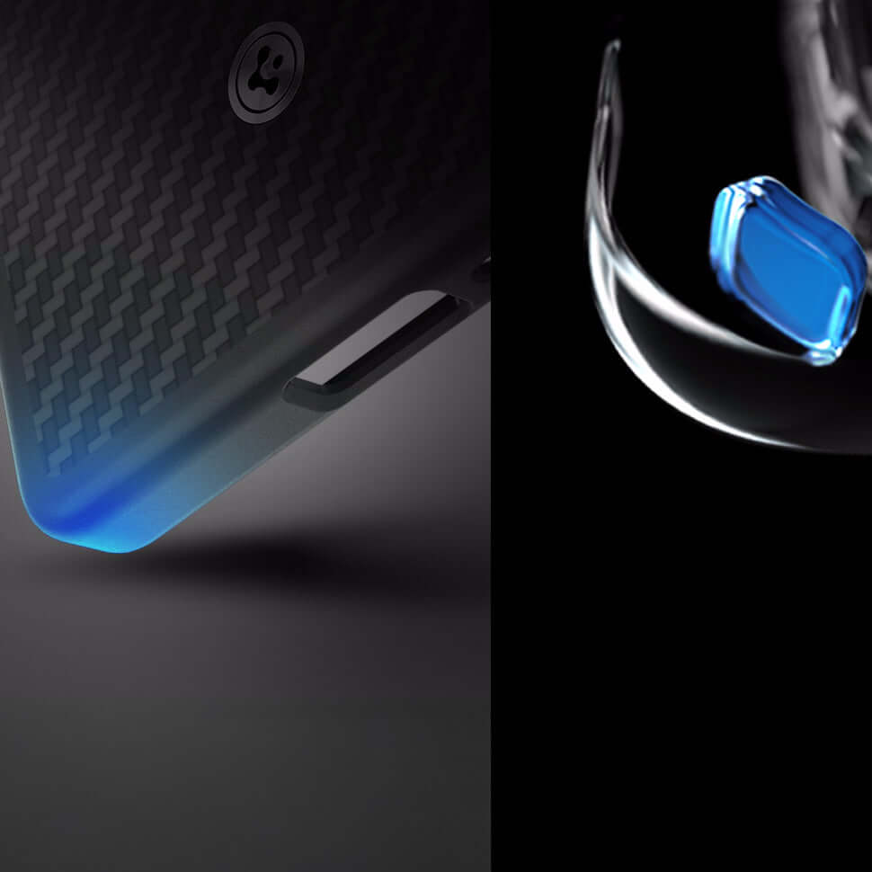 Magnetische-Handyhülle für Galaxy S25 Ultra, Spigen Enzo Aramid, Schwarz-Silbern