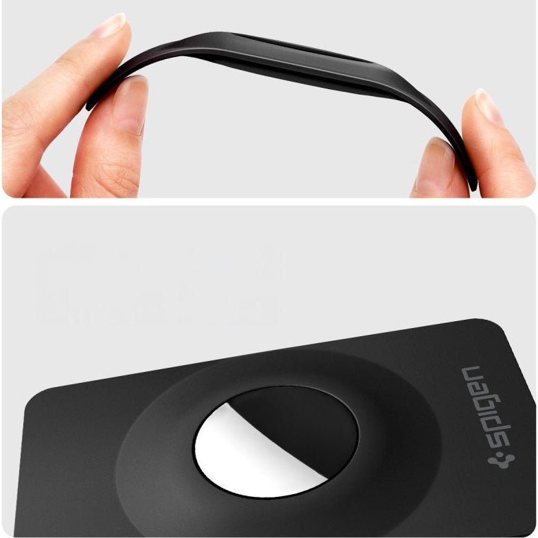 Hüllen-Set für Apple AirTag, Spigen AirFit 2, 2 Stück, Schwarz