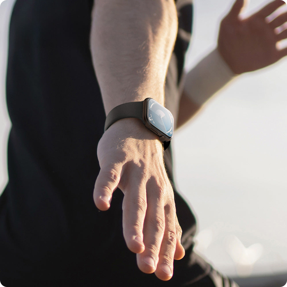Bildschirmfolie + Applikator für Apple Watch Series 12 42mm, Spigen Elite Shield EZ Fit 2-Pack (5/11)