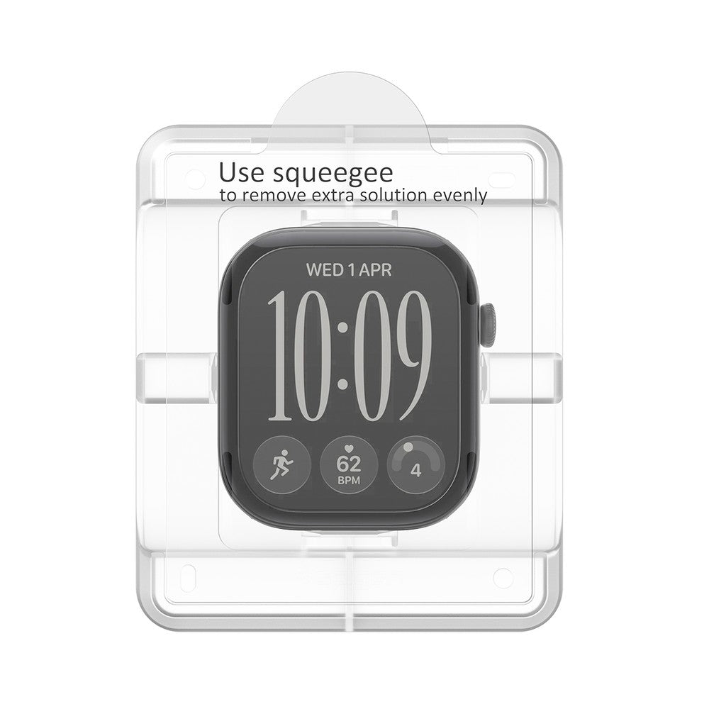 Bildschirmfolie + Applikator für Apple Watch Series 12 42mm, Spigen Elite Shield EZ Fit 2-Pack (8/11)