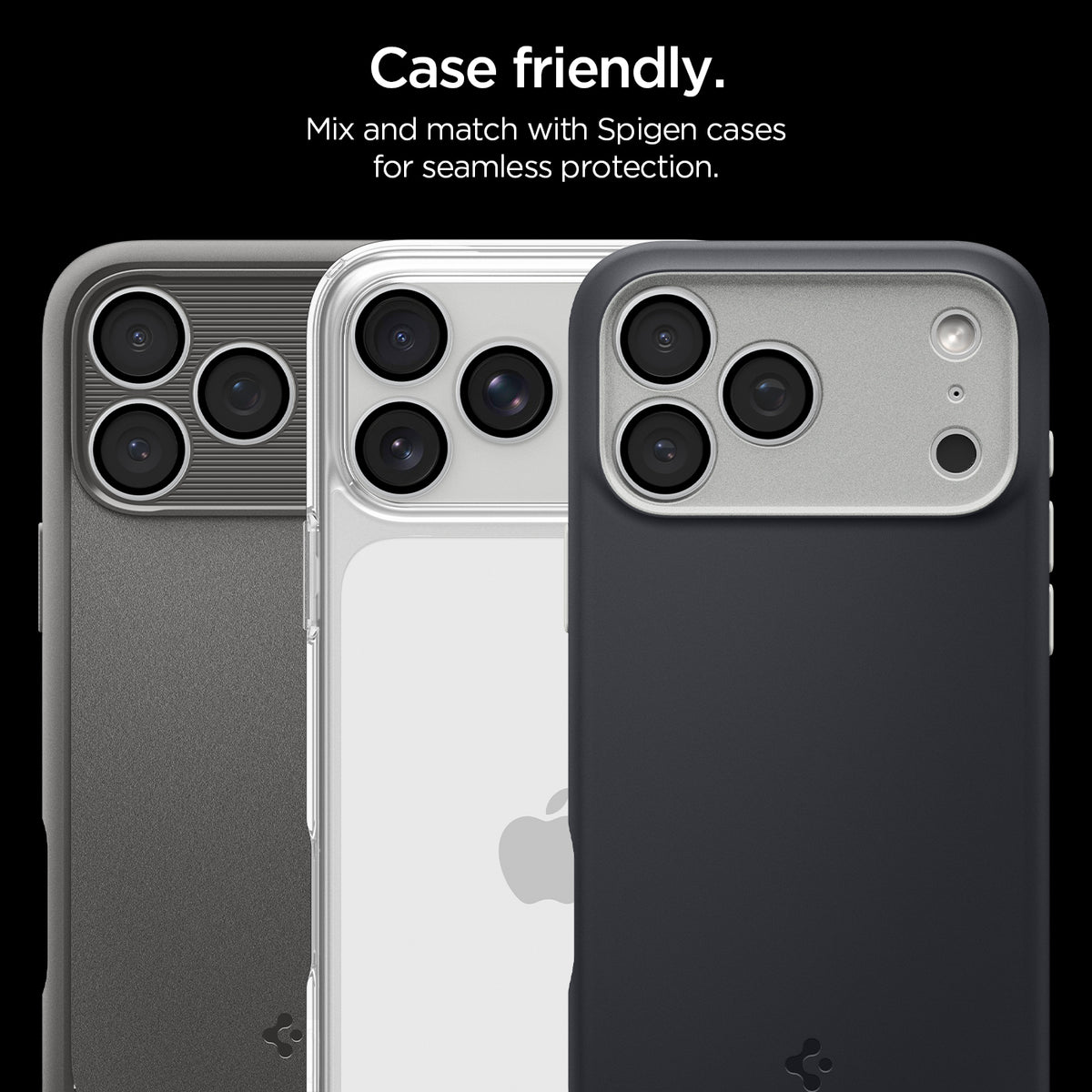 Glas für die Kamera für iPhone 18 Pro Max / 18 Pro, Spigen Glas.tR EZ Fit Optik Pro 2-Pack, Silbern (5/11)