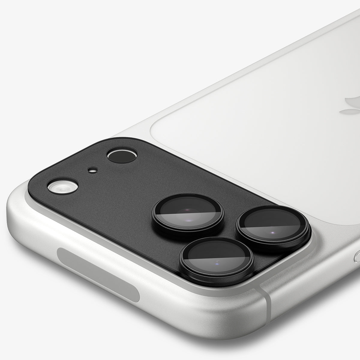 Glas für die Kamera für iPhone 18 Pro Max, Spigen Glas.tR Ez Fit Optik Pro XL 1-Pack, Dunkelgrau (10/15)