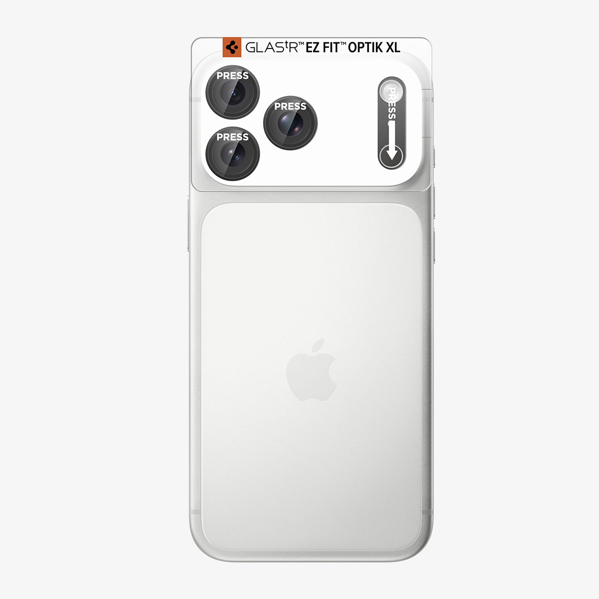 Glas für die Kamera für iPhone 18 Pro Max, Spigen Glas.tR Ez Fit Optik Pro XL 1-Pack, Dunkelgrau (13/15)