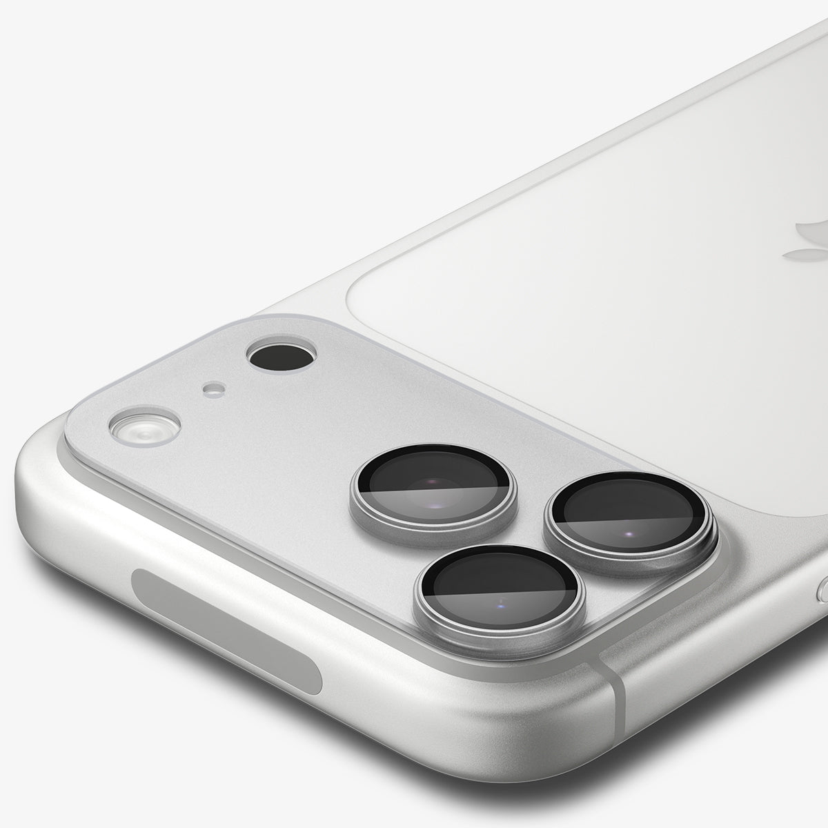 Glas für die Kamera für iPhone 18 Pro, Spigen Glas.tR Ez Fit Optik Pro XL 1-Pack, Silbern (10/15)